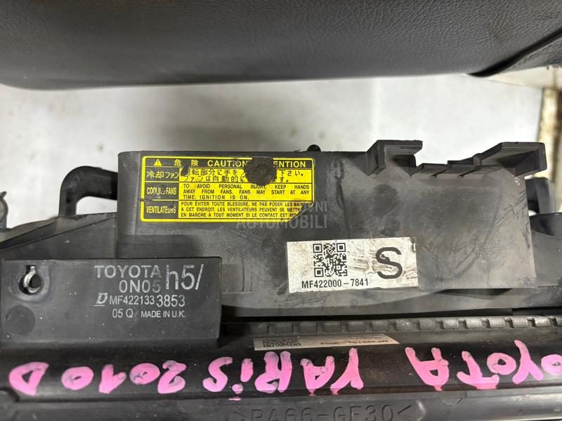 Hladnjak vode klime ventilator