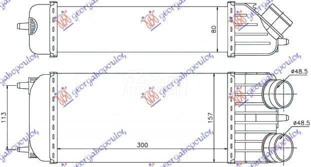HLADNJAK INTERKULERA 1.6 HDi