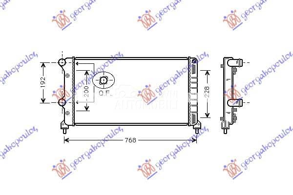 HLADNJAK MOTORA 1.3/1.9cc...