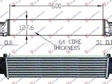 HLADNJAK INTERKULERA za Chevrolet Aveo za 2012. god.