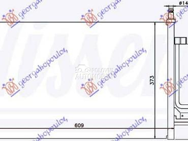 HLADNJAK KLIME 1.6 TDCi za Ford Fusion od 2002. do 2012. god.