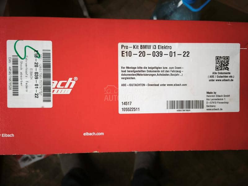 Opruge Eibach pro kit I3