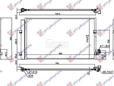 HLADNJAK KLIME ZA SVE... za BMW Serija 7 od 2015. do 2019. god.