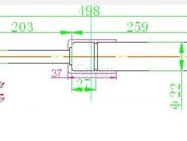 AMORTIZER GEPEK VRATA 560... za Audi Q7 od 2006. do 2009. god.