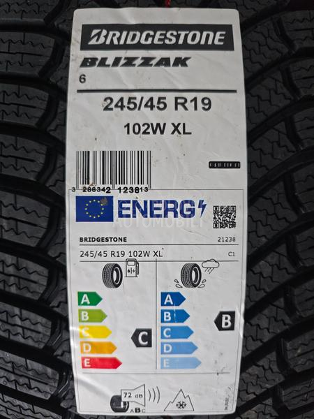 Bridgestone 275/40 R19 Zimska