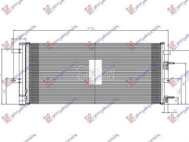 HLADNJAK KLIME BENZIN/DIZEL za Ford S-Max od 2015. do 2019. god.
