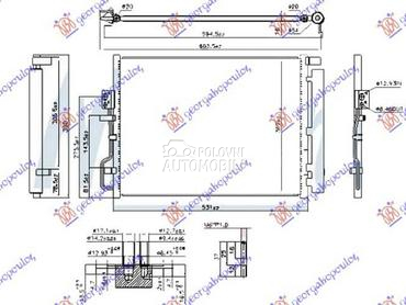 HLADNJAK KLIME 1.6 GDi... za Kia Sportage od 2015. do 2018. god.