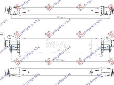 HLADNJAK INTERKULERA 1.3... za Opel Corsa E od 2015. do 2019. god.