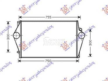 HLADNJAK INTERKULERA... za Volvo S80 od 1999. do 2006. god.