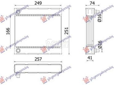 HLADNJAK MOTORA DODATNI... za Mercedes Benz S Klasa od 2013. do 2017. god.