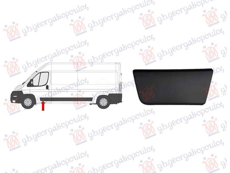 LAJSNA PREDNJIH VRATA CRNA...