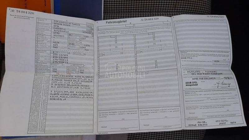 Opel Kadett auto matik