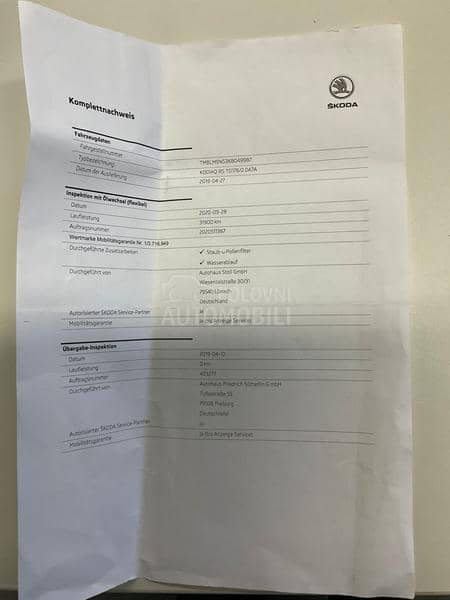 Škoda Kodiaq RS Vir/Matr/Pano