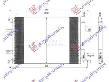 HLADNJAK KLIME... za Volvo V70 od 2000. do 2007. god.
