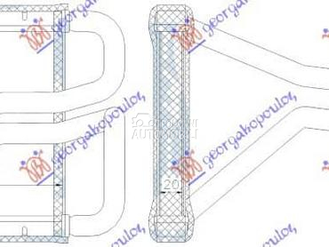 GREJAC KABINE (220x150x20) za Hyundai Tucson od 2004. do 2010. god.