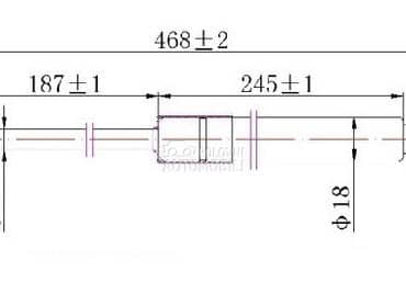 AMORTIZER GEPEK VRATA 435... za Peugeot 208 od 2015. do 2019. god.