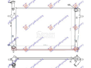 HLADNJAK MOTORA 2.0 16V... za Kia Sportage od 2008. do 2010. god.