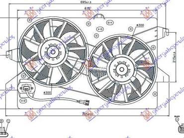 VENTILATOR KOMPLET () za Ford Mondeo od 2000. do 2007. god.
