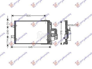 HLADNJAK KLIME... za Opel Corsa C od 2000. do 2006. god.