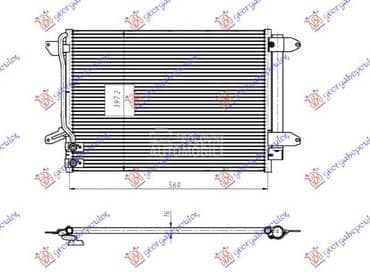 HLADNJAK KLIME za Volkswagen Nova Buba od 2011. do 2016. god.