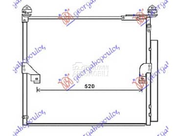 HLADNJAK KLIME 2.7 BENZIN za Toyota Land Cruiser od 2009. do 2013. god.