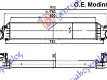 HLADNJAK INTERKULERA... za Mercedes Benz CLC Klasa od 2008. do 2011. god.