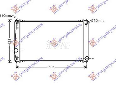HLADNJAK MOTORA 2.0I 16V... za Toyota RAV 4 od 2010. do 2012. god.