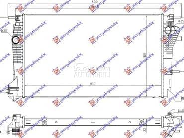 HLADNJAK MOTORA 2.0 TCE... za Renault Megane od 2008. do 2014. god.