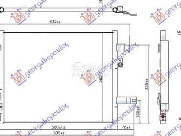 HLADNJAK KLIME za Mazda 5 za 2015. god.