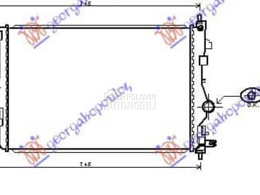 HLADNJAK MOTORA za Opel Astra J od 2010. do 2013. god.
