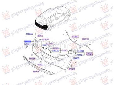 ZADNJI BRANIK za Hyundai i30 za 2020. god.