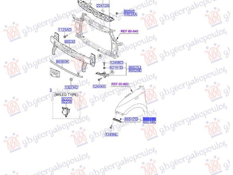 NOSAC PREDNJEG BRANIKA...