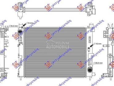 HLADNJAK MOTORA 1.5 DCI DIZEL za Dacia Logan za 2021. god.