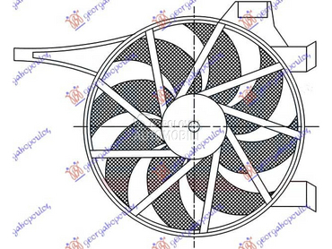 VENTILATOR KLIME KOMPLET... za Opel Corsa C od 2000. do 2006. god.