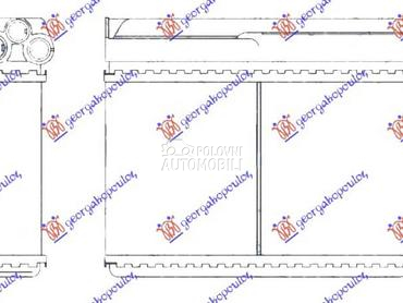 GREJAC KABINE BENZIN/DIZEL za BMW Serija 3 od 1990. do 1998. god.