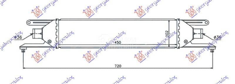 HLADNJAK INTERKULERA 1.3 MJTD