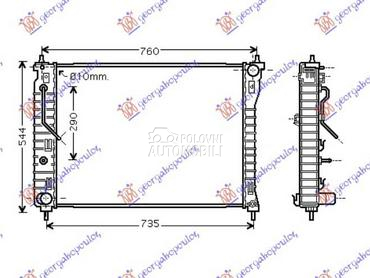 HLADNJAK MOTORA 2.4i 16V... za Chevrolet Captiva od 2007. do 2012. god.