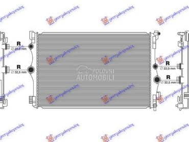 HLADNJAK MOTORA za Mercedes Benz A Klasa za 2018. god.