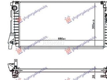 HLADNJAK MOTORA za BMW Serija 1 od 2015. do 2019. god.