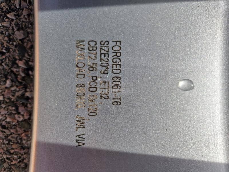 Aluminijumske felne BBS ORG 20" 5 x 120