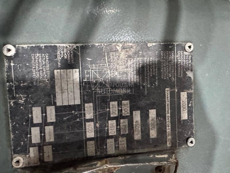 Manitou ELEKTRO/2.000kg/Triplex