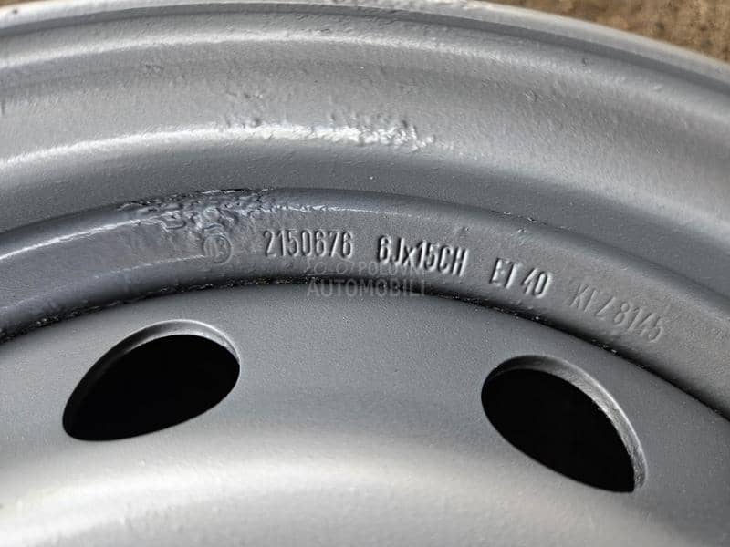Čelične felne Hyundai 5x120 15" 5 x 120