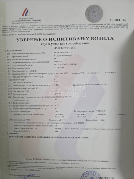 Citroen C3 Picasso 1.6 HDI