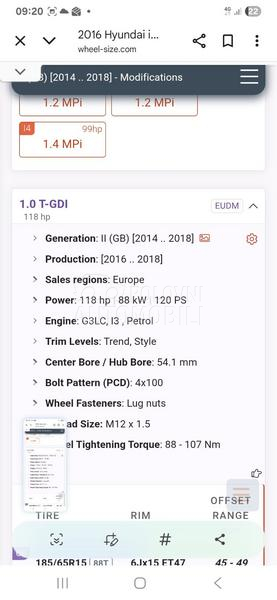 Aluminijumske felne RC 15" 4 x 100