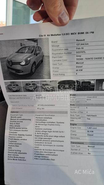 Renault Clio 1.5  BLU NAV LED USB