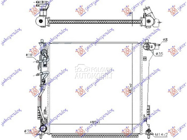HLADNJAK MOTORA 2.0 CRDi... za Kia Sportage od 2018. do 2022. god.
