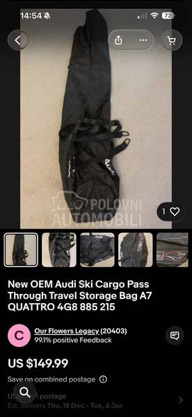 Torba za skije ili snowboard