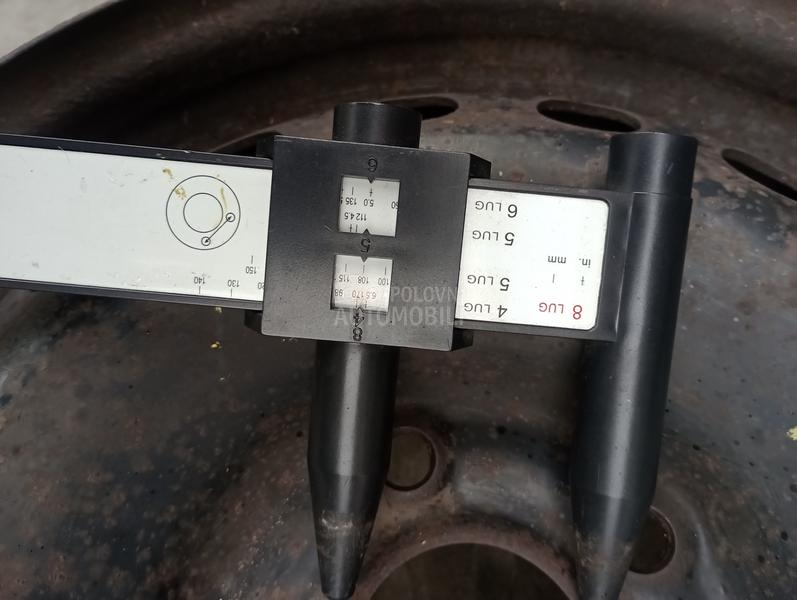 Čelične felne kango 15" 5 x 108