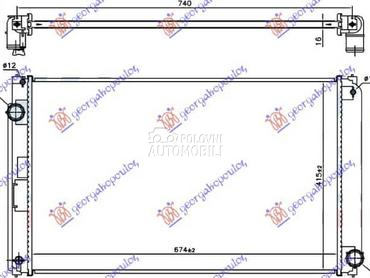 HLADNJAK MOTORA 2.0 16v... za Toyota RAV 4 od 2016. do 2019. god.