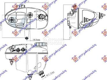 POSUDA ZA ANTIFRIZ za Mercedes Benz S Klasa od 2013. do 2017. god.